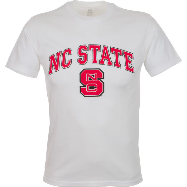 White Short Sleeve Tee - NC State A
